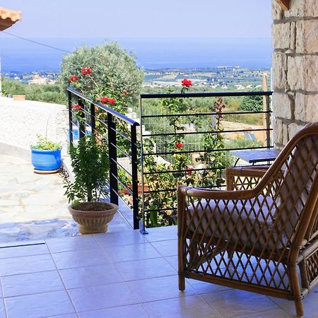 Villa Sunset With Stunning Sea View, Kids Area And Hammocks On Roof Terrace Agia Triada Luaran gambar